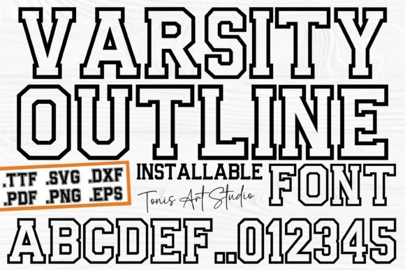 Ab Varsity Outline: A Versatile Sans Serif Font for Editorial Design