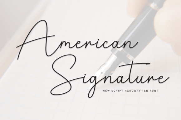 American Signature: A Script Font for Elegant Editorial Design
