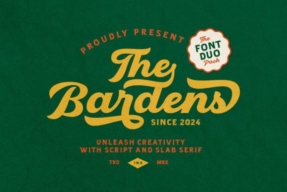Bardens: The Retro Font Duo for Timeless Branding and Design