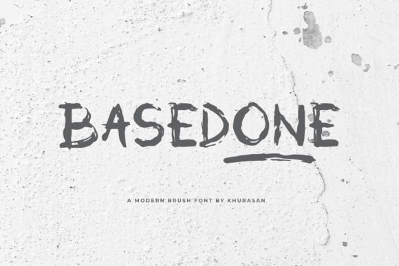 Basedone: A Script Handwritten Font for Creative Crafters and Product Designers