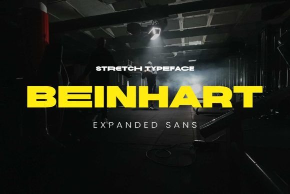 Beinhart: A Bold Sans Serif Font for Modern Editorial Design