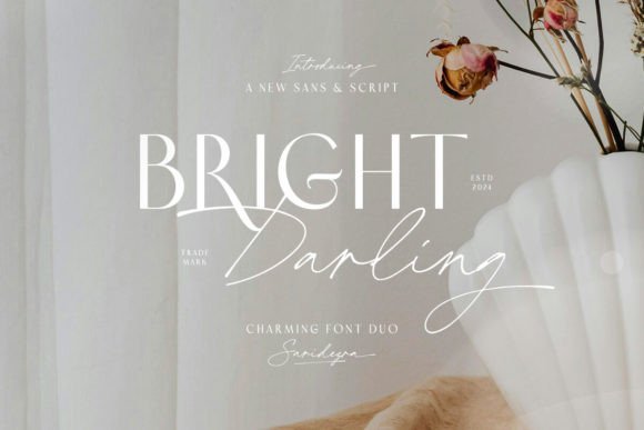 Bright Darling Duo: Elevating Your Brand with the Perfect Font Pair