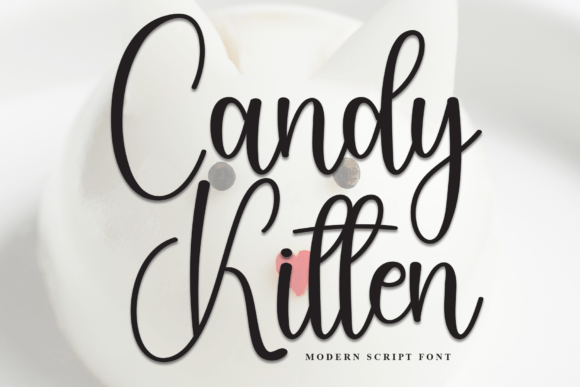 Candy Kitten: A Script Font for Elegant Editorial Design