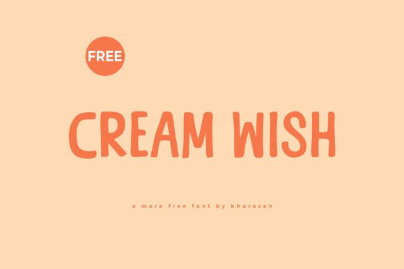 Cream Wish: A Script Font for Modern Branding and Creative Design
