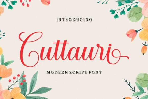 Cuttauri Script: A Font for Extraordinary Editorial Design