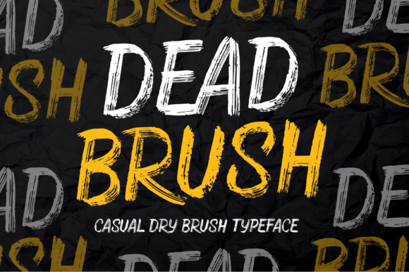 Dead Brush: The Timeless Script Font for Bold Branding and Eye-Catching Design