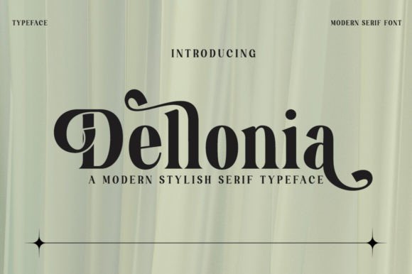 Dellonia: The Serif Font That Elevates Your Brand’s Visual Identity