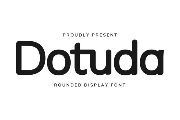 Dotuda: A Vintage Sans Serif Font for Handmade Crafters and Product Creators