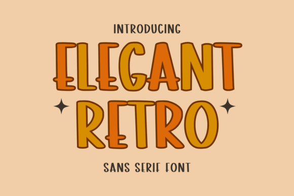 Elegant Retro: A Versatile Sans Serif Font for Creative Designers