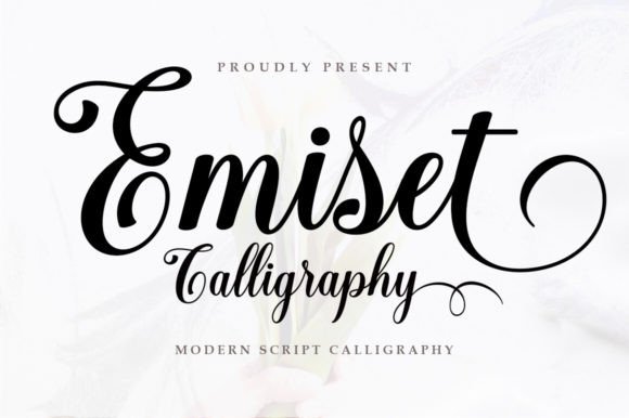 Emiset Calligraphy: A Script Handwritten Font for Editorial Design