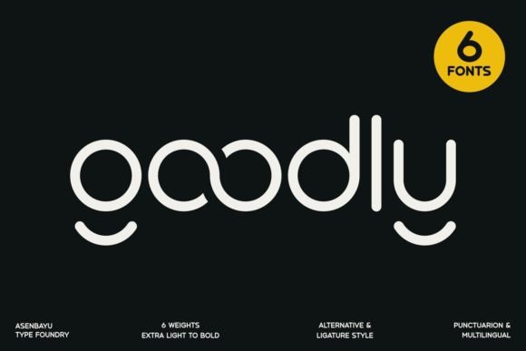 Goodly: A Versatile Sans Serif Font for Creative Product Design