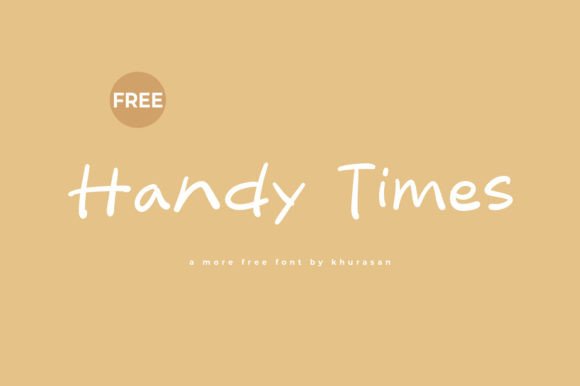 Handy Times: A Modern Handwritten Font for Web Design