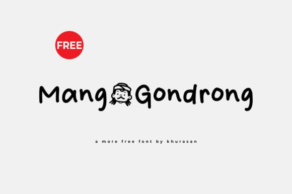 Mang Gondrong: A Font for Creative Web Designers