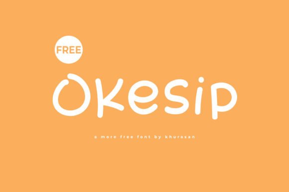 Okesip: A Modern Handwritten Font for Web Design and Branding