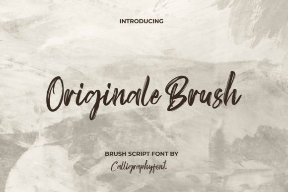 Originale Brush: A Timeless Script Font for Editorial Design