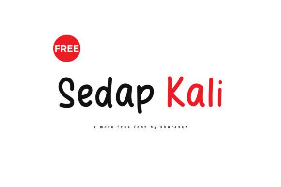 Sedap Kali: A Font That Brings Handwritten Charm to Your Printables