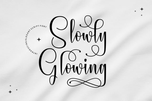 Slowly Glowing: A Font That Elevates Branding with Elegance