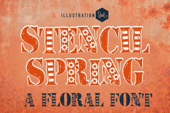 Stencil Spring: A Decorative Font That Elevates Brand Identity