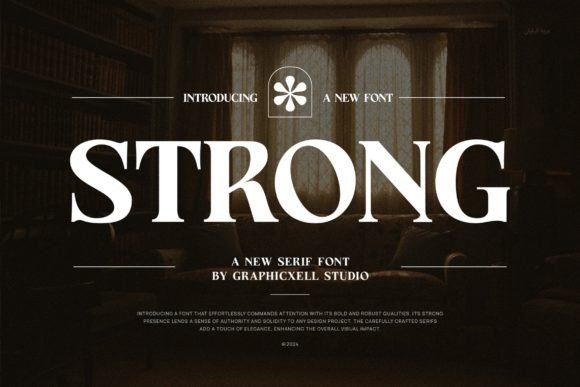 Strong for Editorial Design and Publication Branding