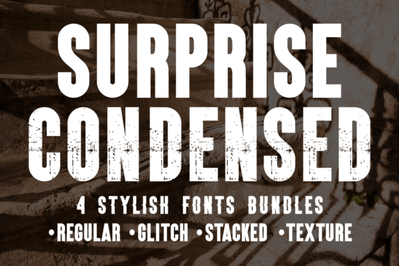 Surprise Condensed Texture for Modern Editorial Design