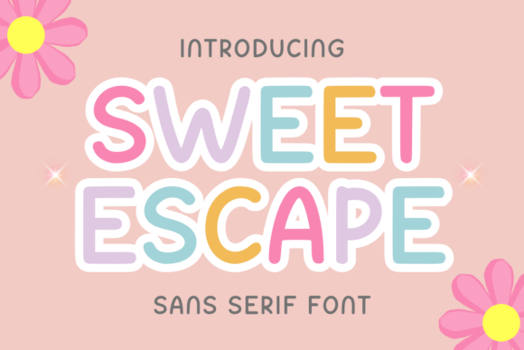 Sweet Escape: A Handwritten Sans Serif Font for Creative Projects