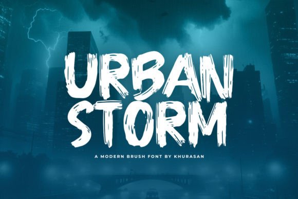 Urban Storm: A Script Handwritten Font for Dynamic Web Design