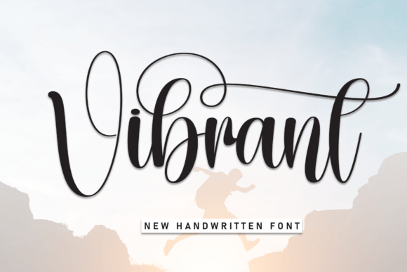 Vibrant Script Font for Editorial Design and Creative Publishing