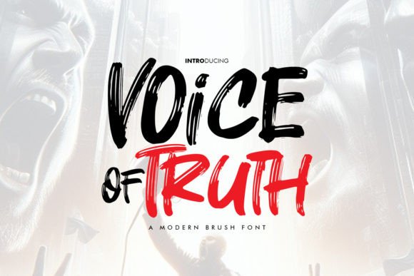 Voice of Truth: A Script Handwritten Font for Editorial Design